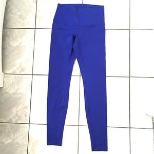 Lululemon Woman’s Wunder Under Blue Leggings